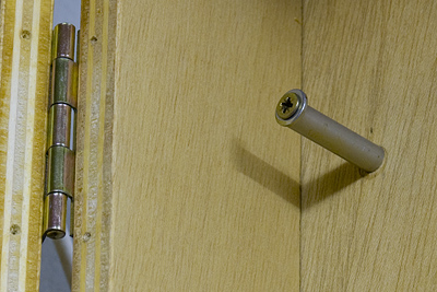 Aufbewahrung an der Innentür im Werkzeugschrank